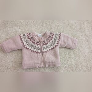 GAP Cream Fuzzy Baby Jacket